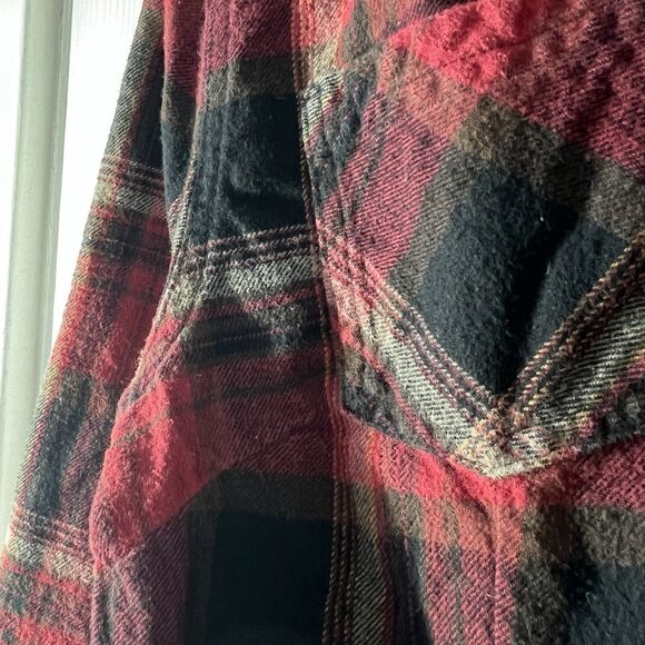 Legendary White Tails Flannel Shirt Women’s MD Red Black Check - Picture 5 of 15